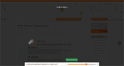 Desktop Screenshot of parkcenterdunaujvaros.retail.hu